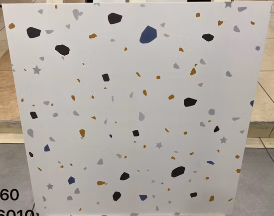 인기 있는 가정 장식 건축 자재 600*600mm 도자기 매트 바닥 골동품 테라조 소박한 타일