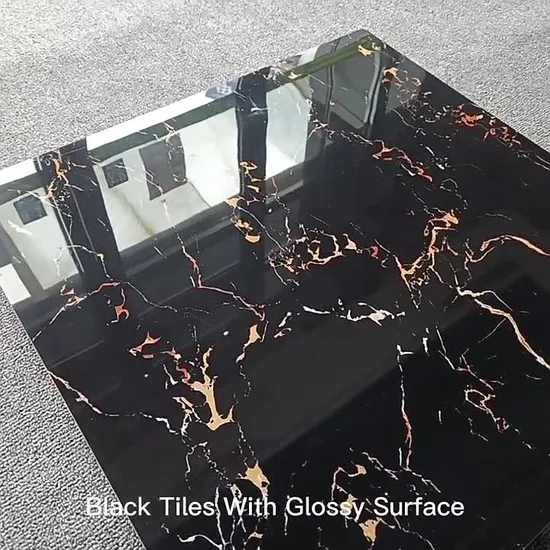 포산 야외 1000X1000 Porcelanato 광택 벽 유약 타일